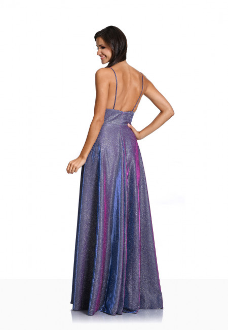 Christian Koehlert Purple Glitter Evening Dress / Prom Dress